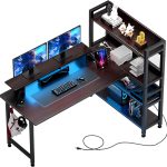 COMHOMA ゲーミングデスク パソコンデスク l字